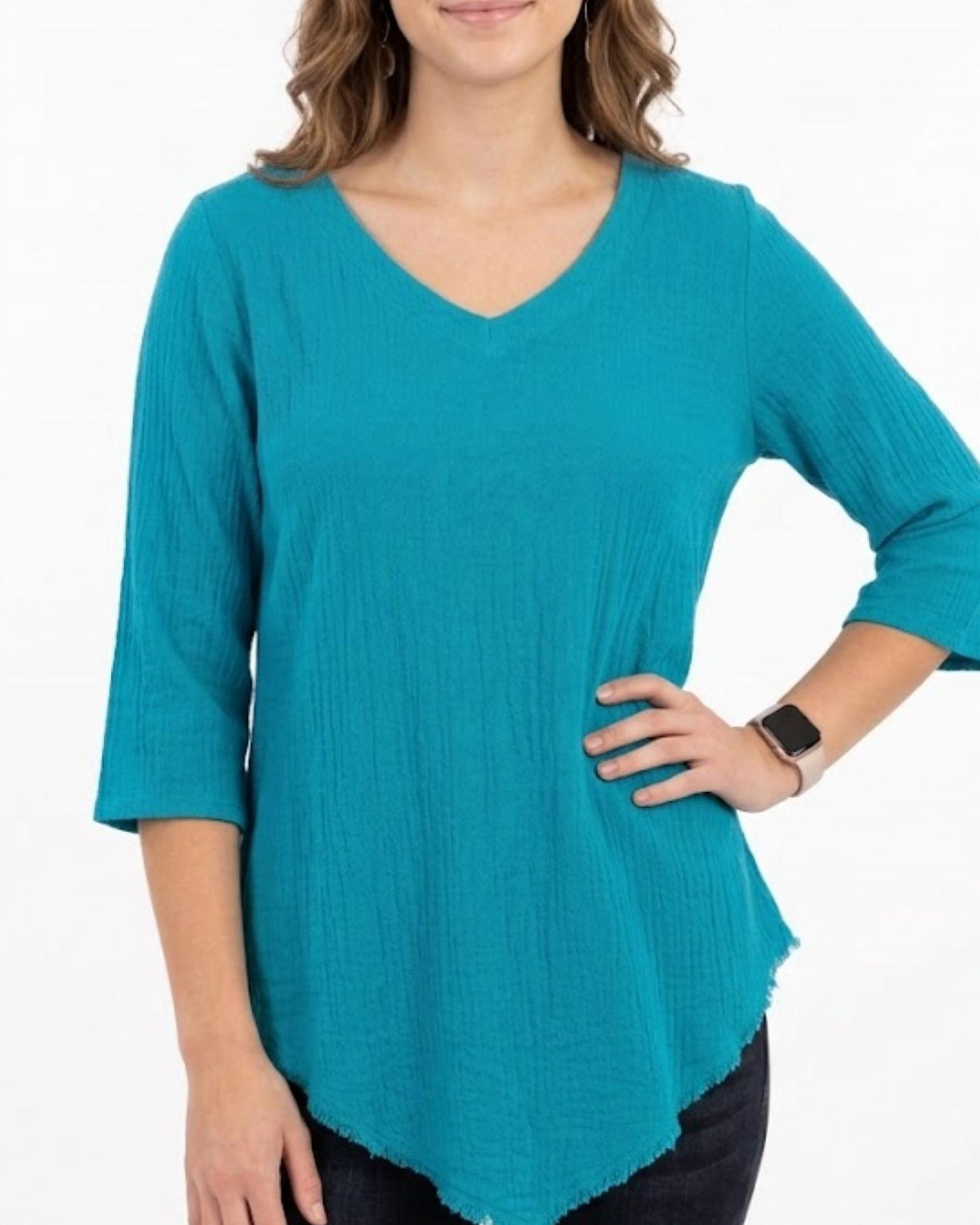 Sea Breeze - Point Hem Top