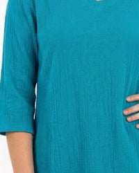 Sea Breeze - Point Hem Top
