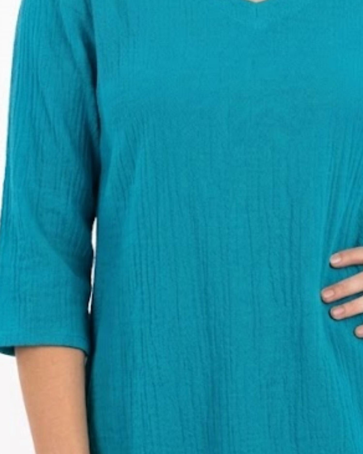 Sea Breeze - Point Hem Top