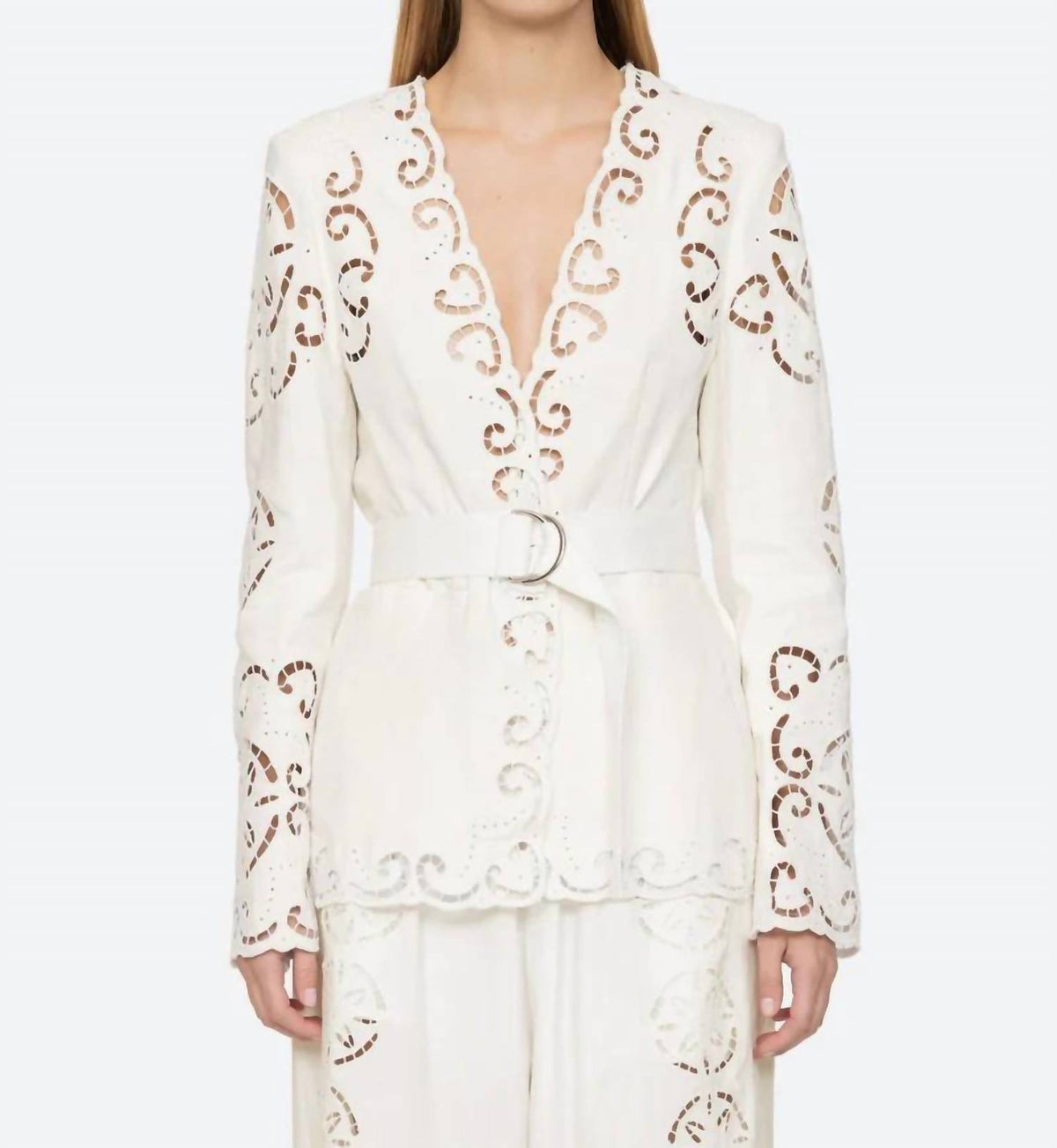 Sea - Dahlia Eyelet Blazer