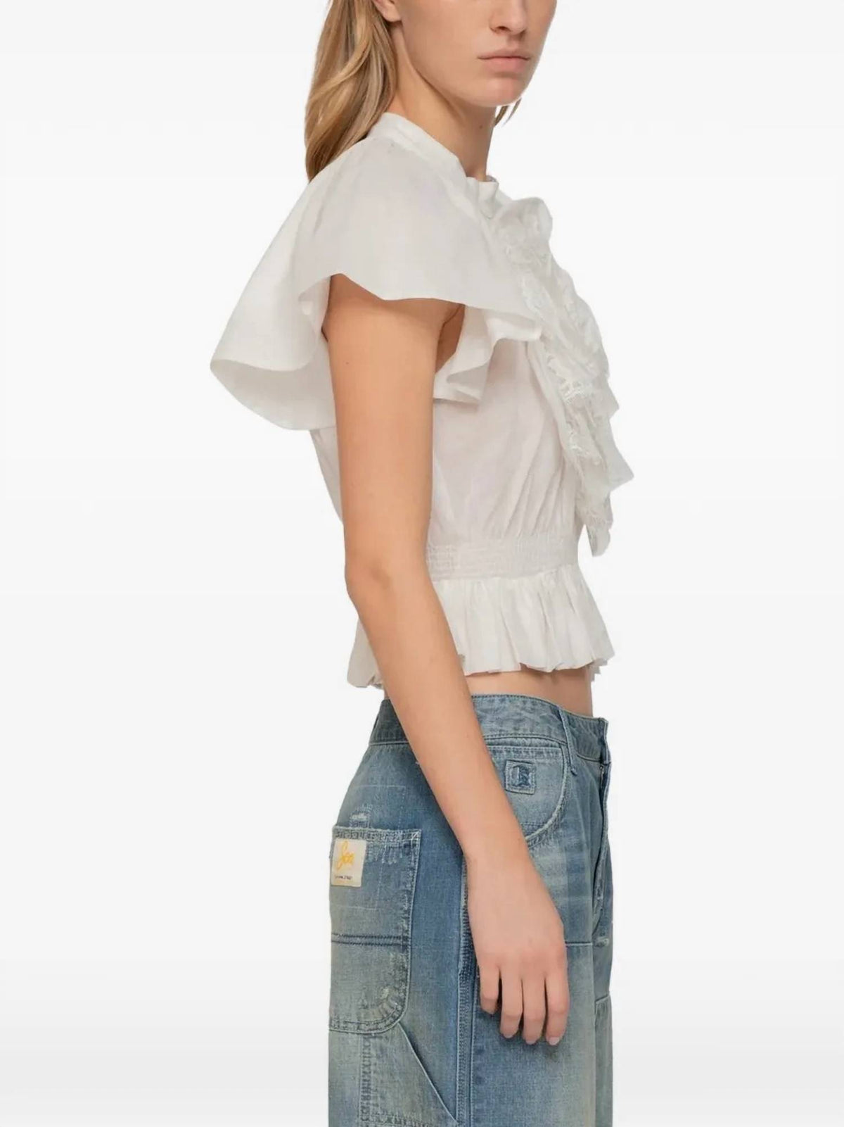 Sea - Holden Flower Flatter Sleeve Top