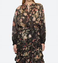 Sea - Jolie Print Long Sleeve Top