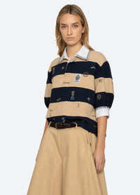 Sea - Juliet Embroidered Rugby Top