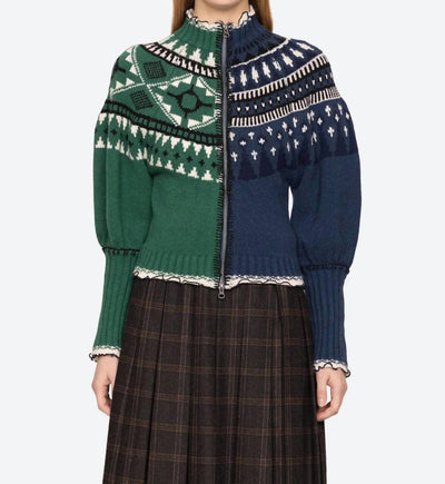 Sea - Linea Zip Front Cardigan