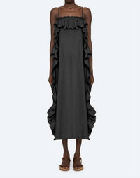 Sea - Lisette Solid Ruffle Maxi Sundress