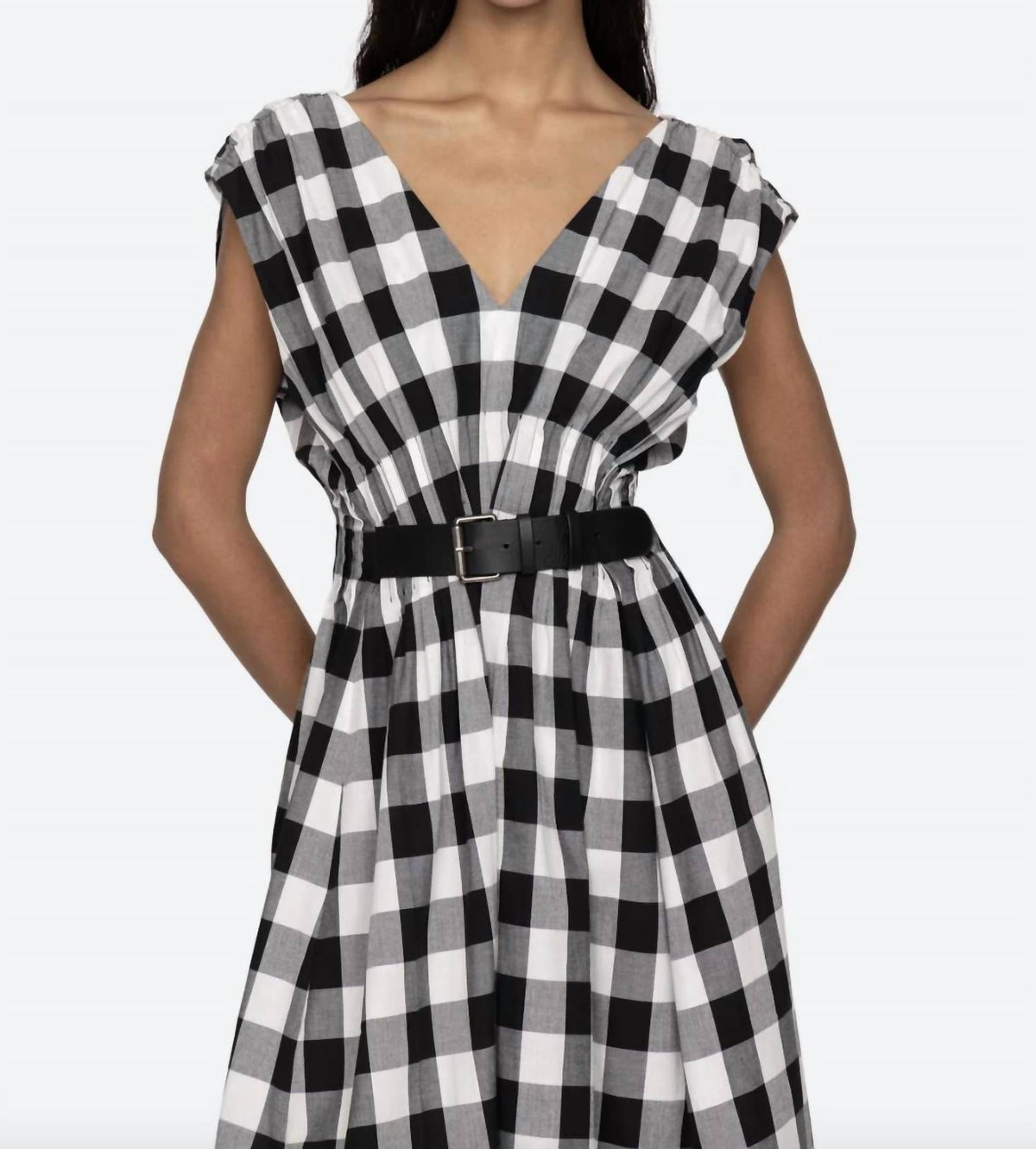 Sea - Neci Gingham Midi Tank Dress