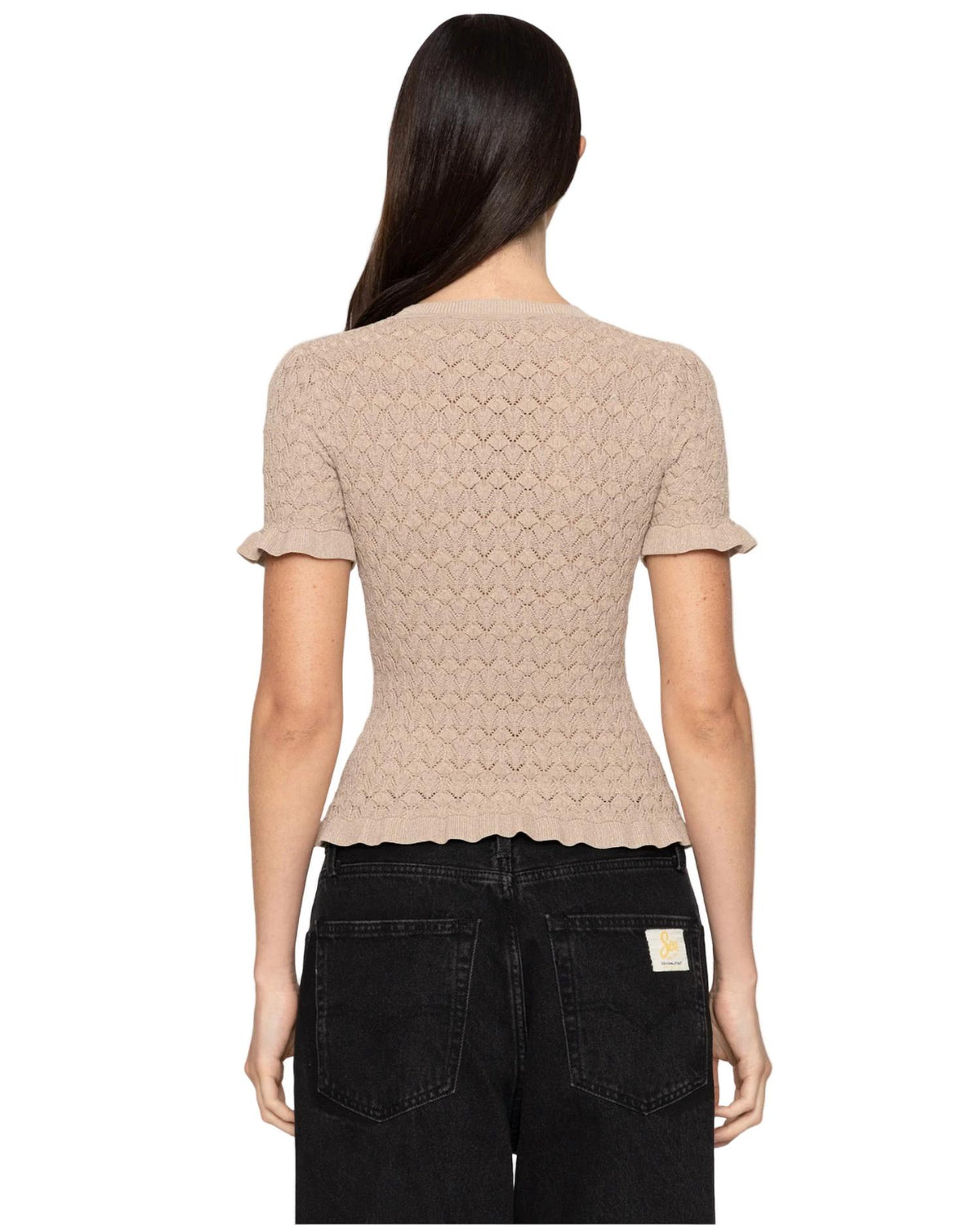 Sea - Ruby Woven Knit Top