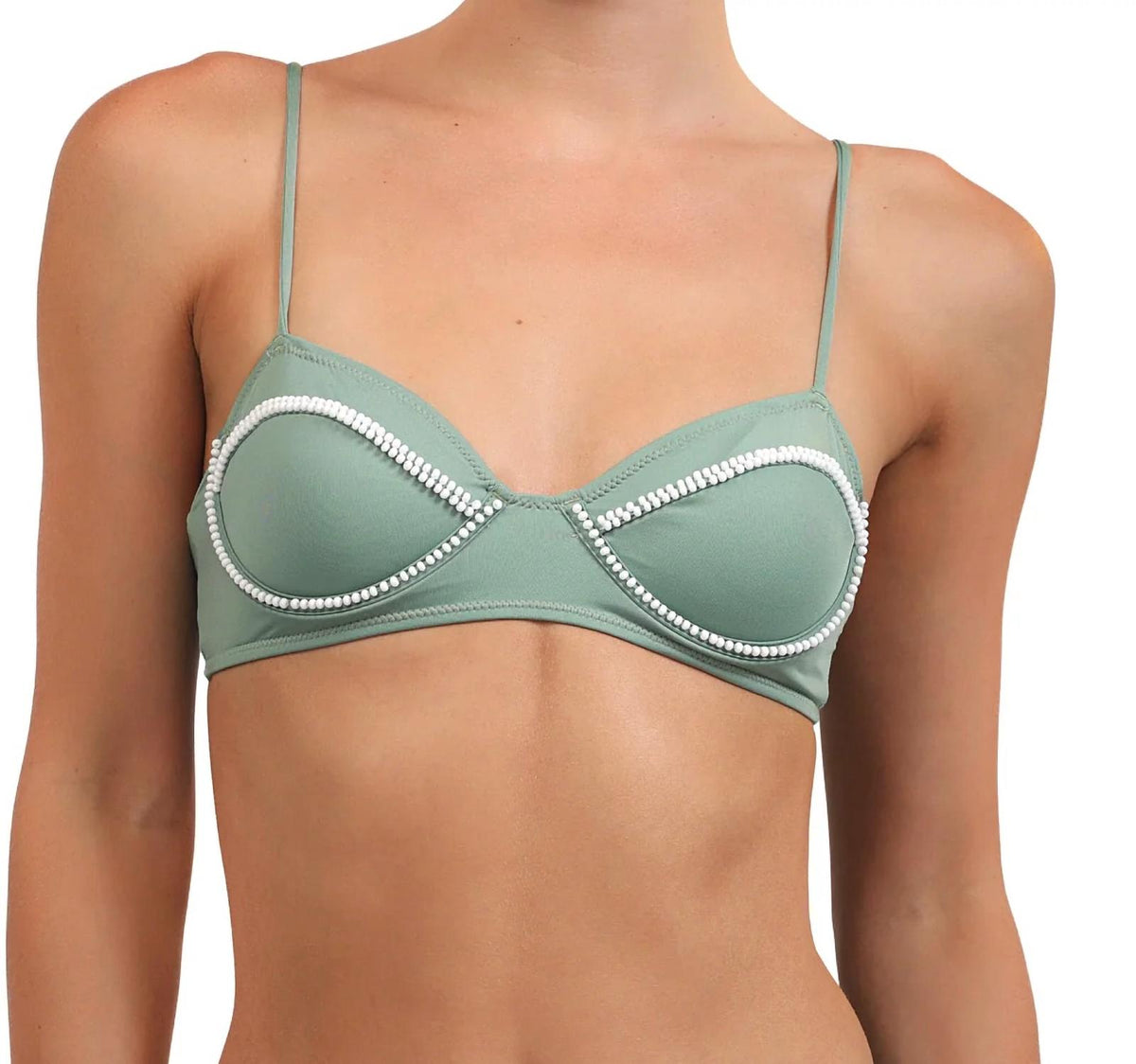 Sea Salt - Lime Bikini Top