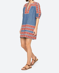 Sea - Stina Chambray Mini Dress