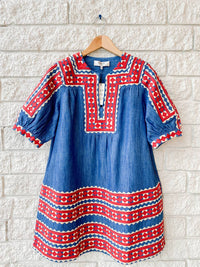 Sea - Stina Chambray Mini Dress