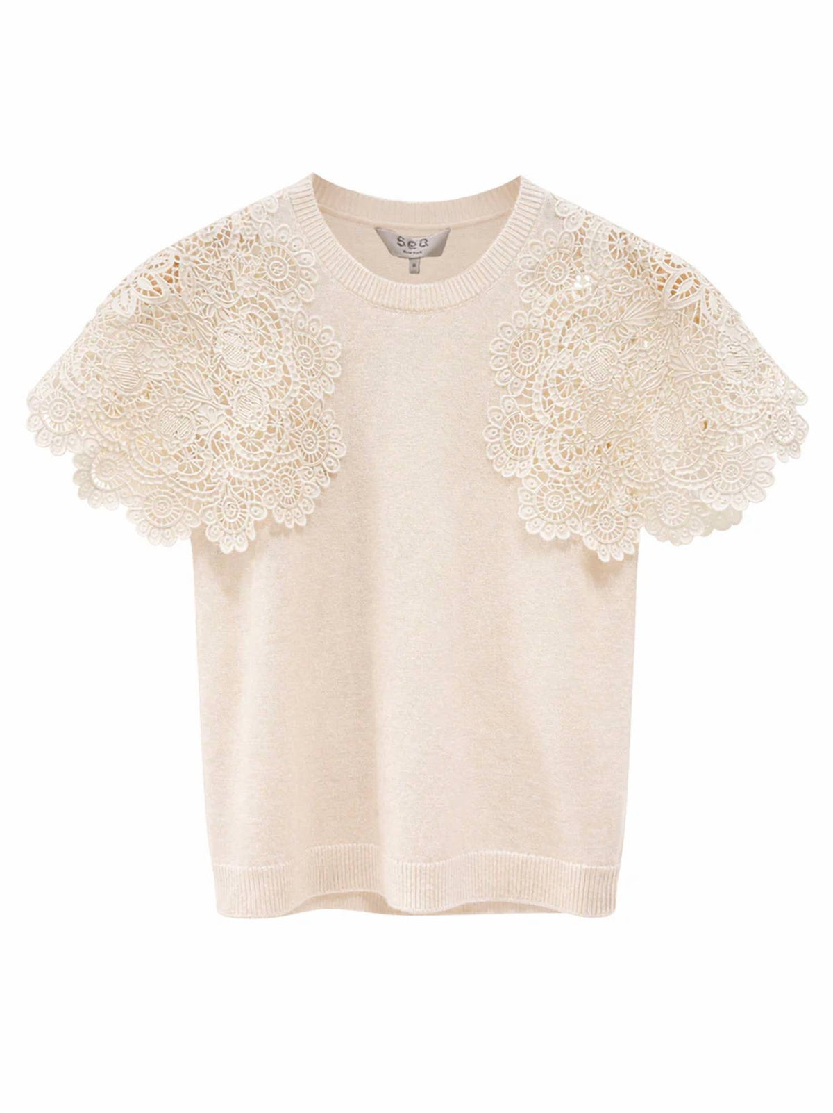 Sea - Women's Sofia Embroidery Combo Sweater