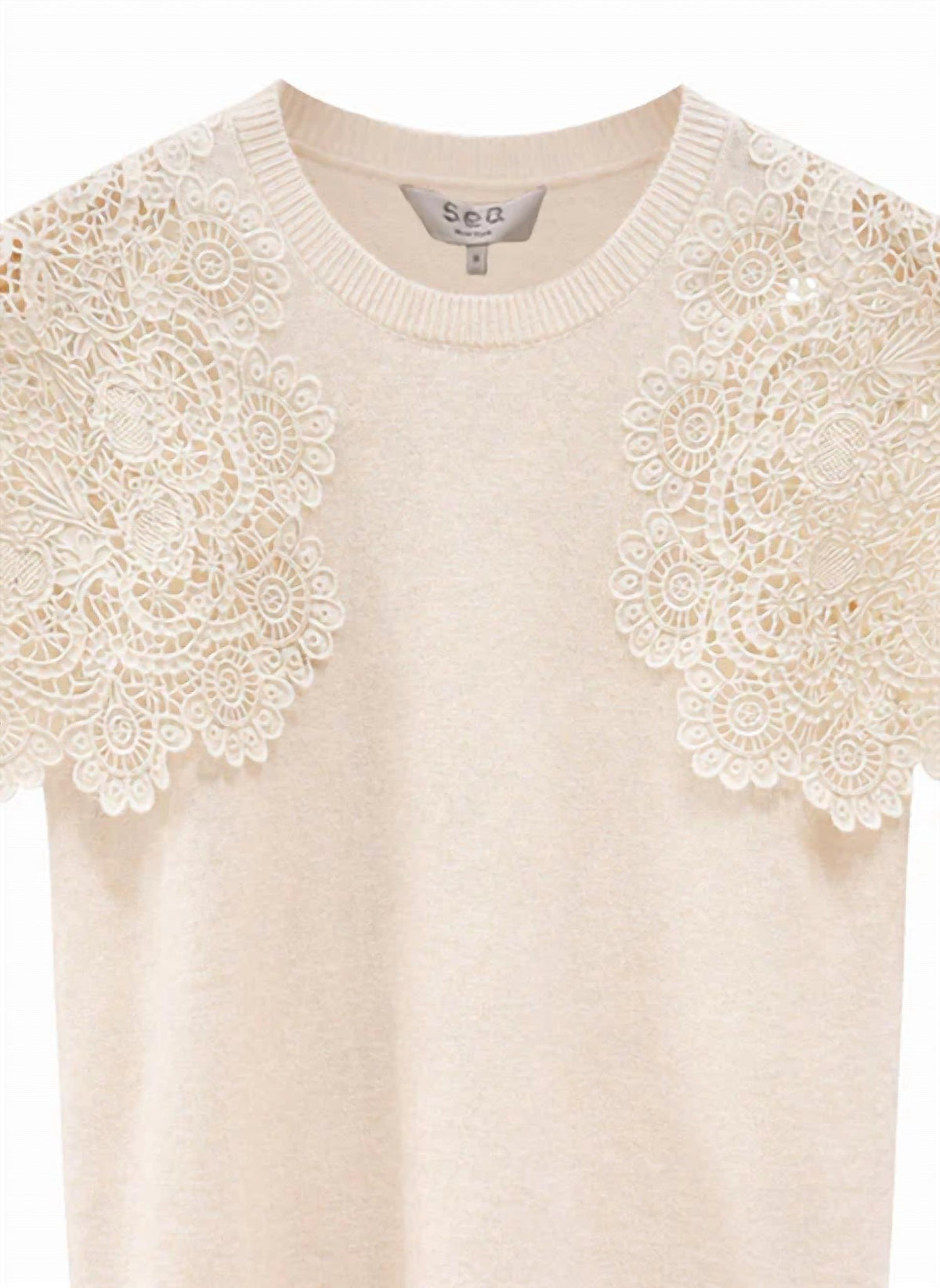 Sea - Women's Sofia Embroidery Combo Sweater