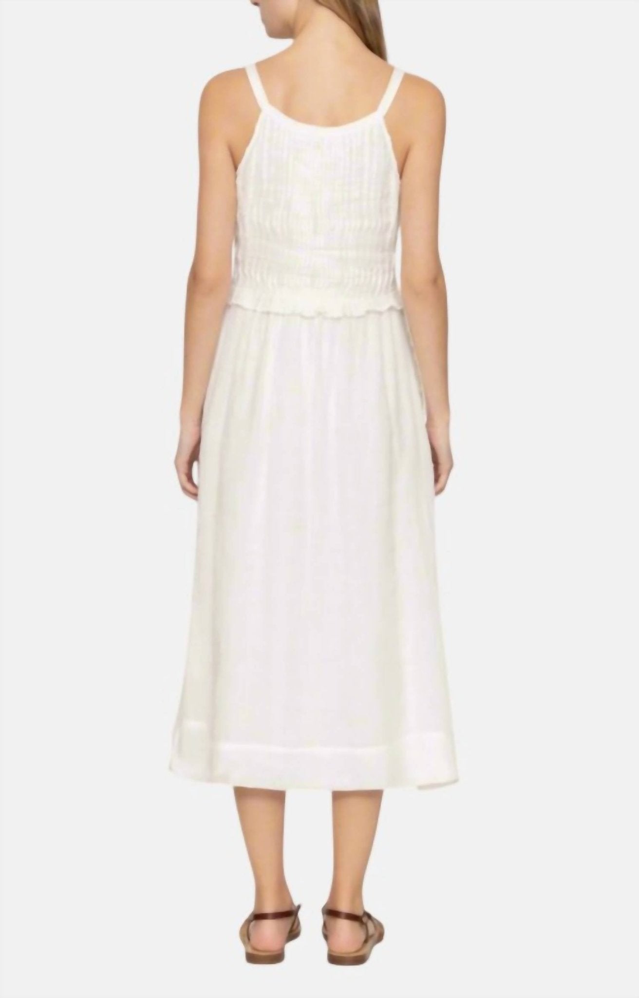 Sea - Zora Tank Button Down Dress - clothing - dresses - midi