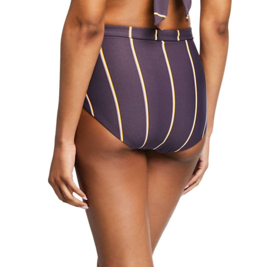 Seafolly - Belted High Waist Bikini Bottom - bikinis - clothing - purple