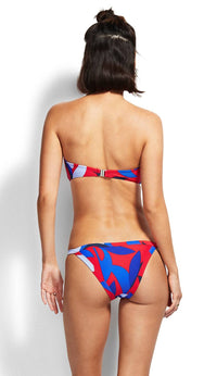 Seafolly - Bound Brazilian Bikini Bottom - bikinis - clothing - geometric