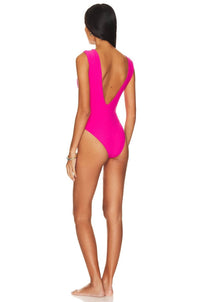 Seafolly - Coco Beach Terry Capsleeve V Wireone Piece Swimsuit - clothing - nylon - blend - one - pieces