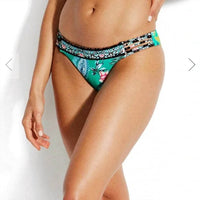 Seafolly - Multi Rouleau Brazilian Bikini Bottom - bikinis - clothing - floral