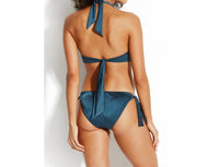 Seafolly - Shine On Hipster Tie Side Bikini Bottom - bikinis - blue - clothing