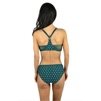 Seafolly - Wide Side Retro Bikini Bottom - bikinis - clothing - green