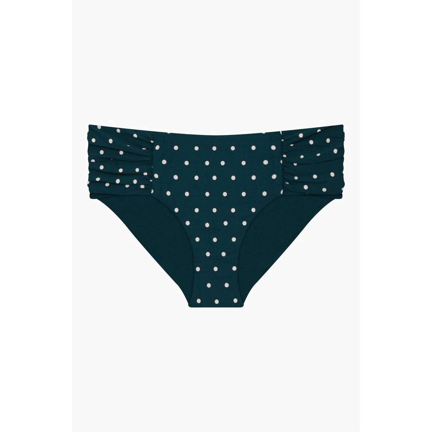 Seafolly - Wide Side Retro Bikini Bottom - bikinis - clothing - green