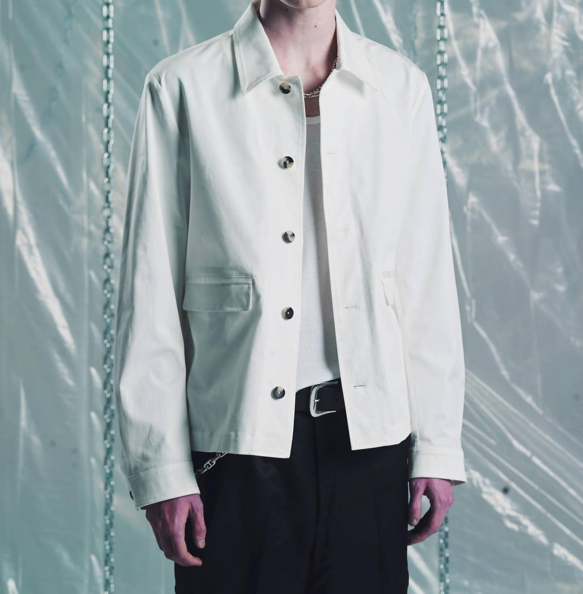 Second/Layer - Cotton Twill Bull Dog Shirt Jacket