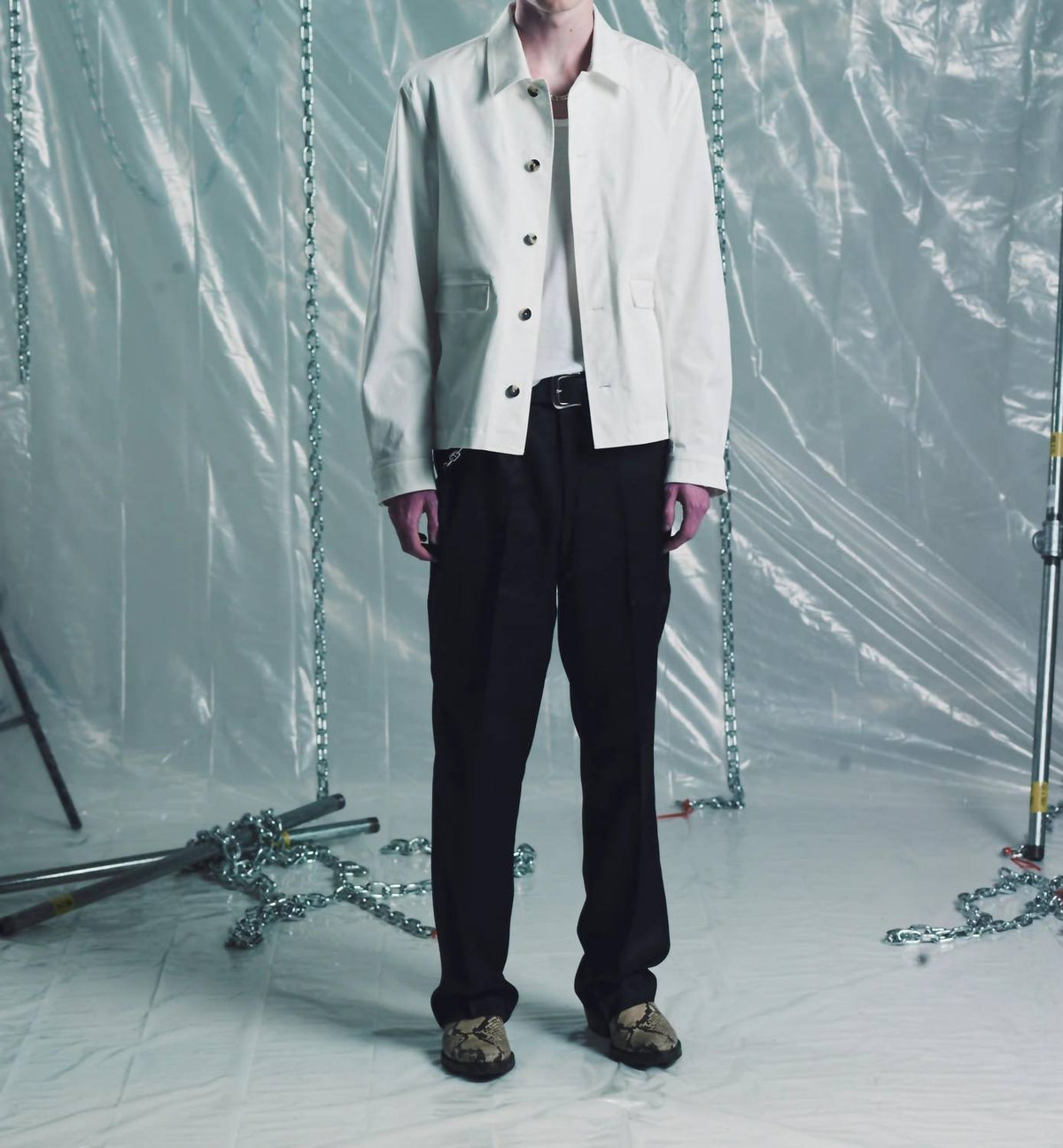 Second/Layer - Cotton Twill Bull Dog Shirt Jacket