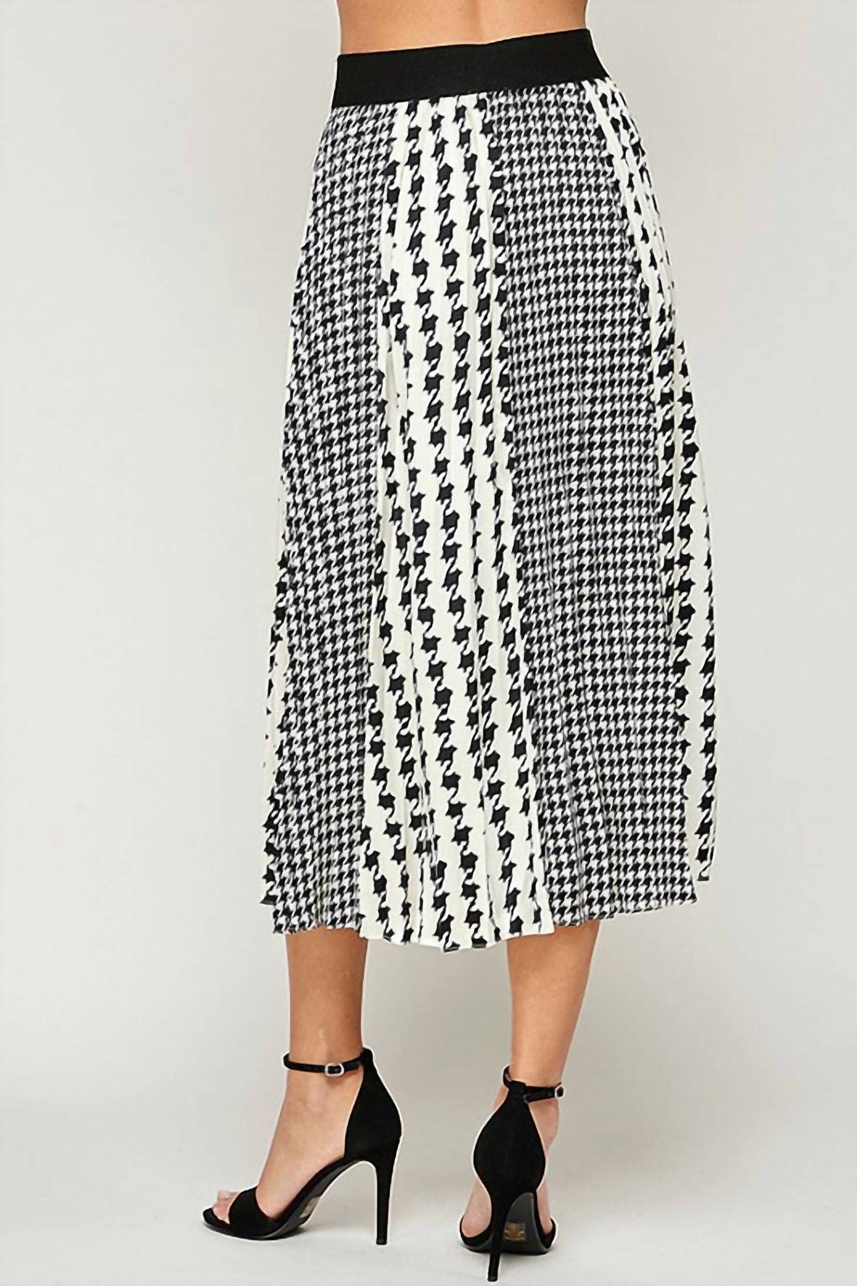 See And Be Seen - Holly Houndstooth Skirt
