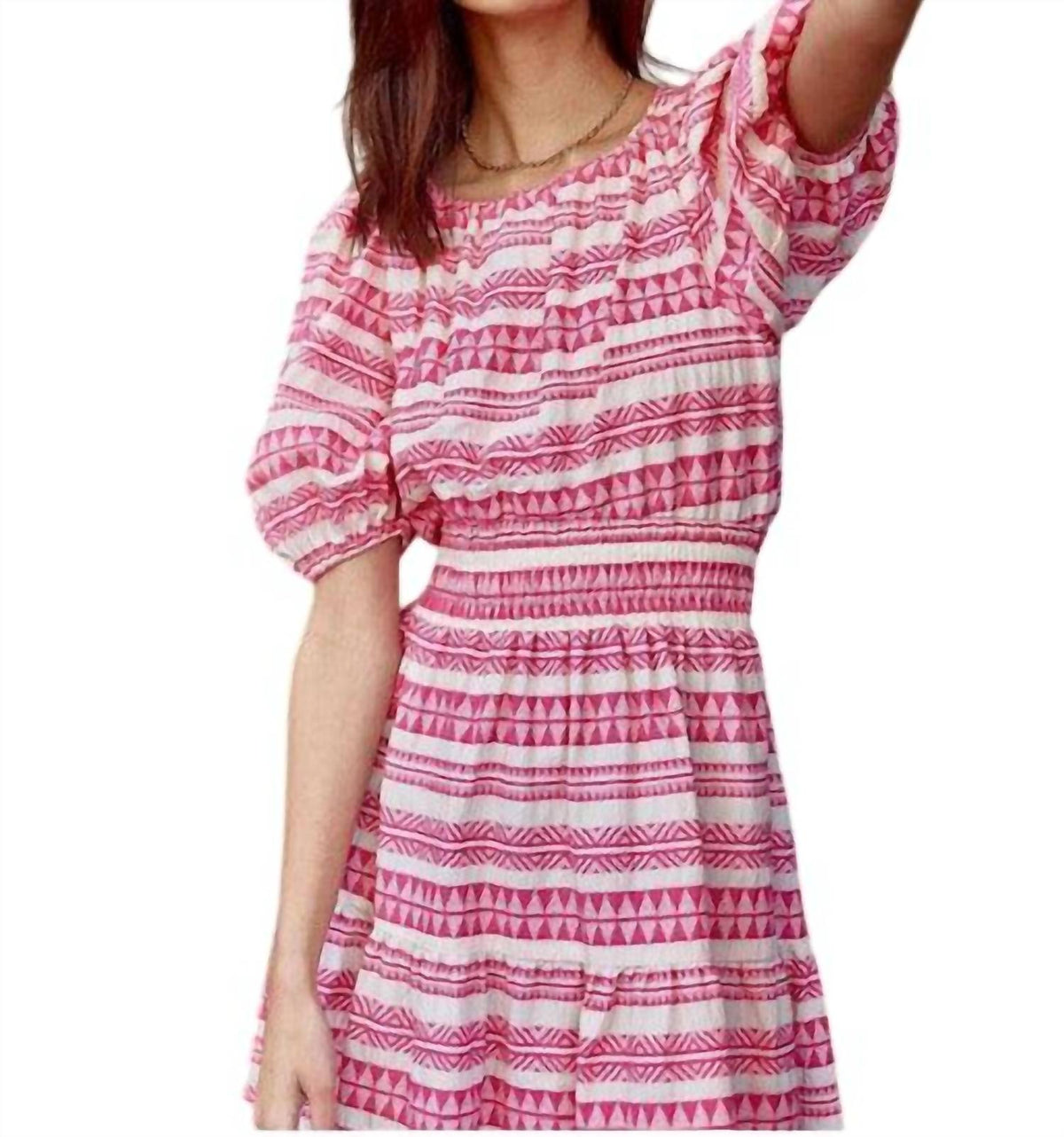 Self Contrast - Cutout Dress