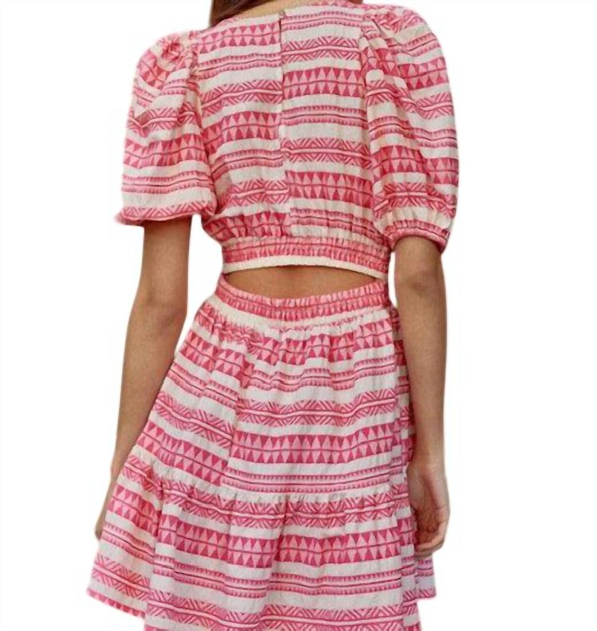 Self Contrast - Cutout Dress