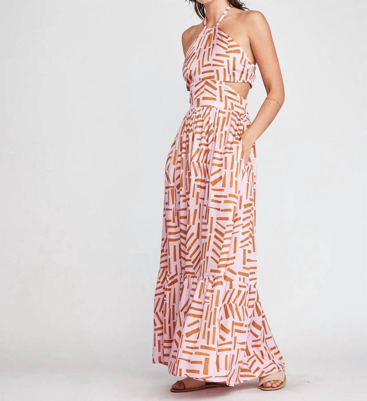 Self Contrast - Isolde Maxi Dress