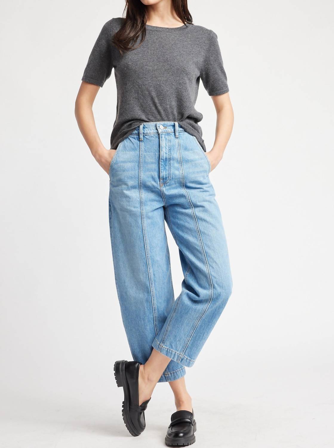 Self Contrast - Sol Barrel Jeans