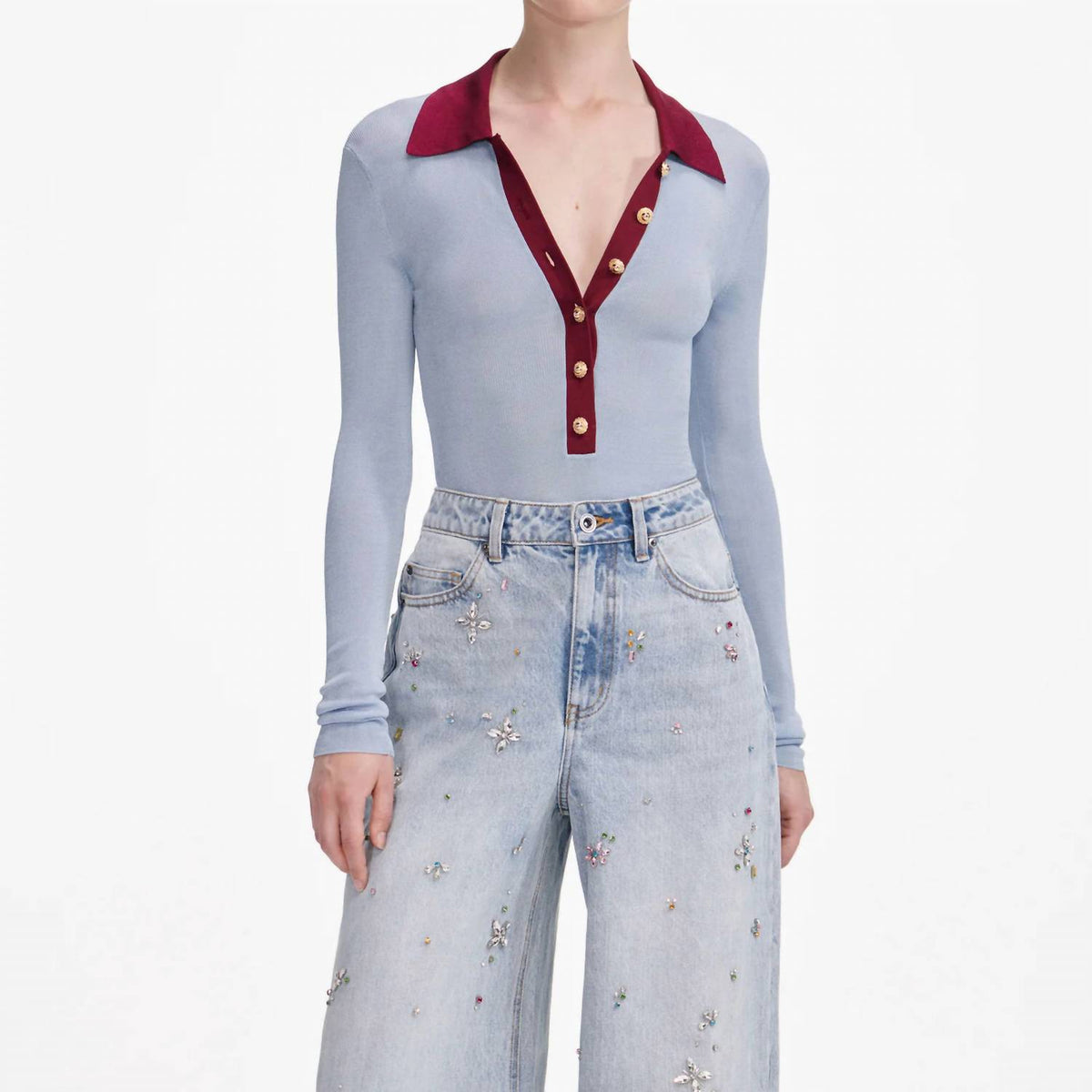 Self-Portrait - Knit Bodysuit