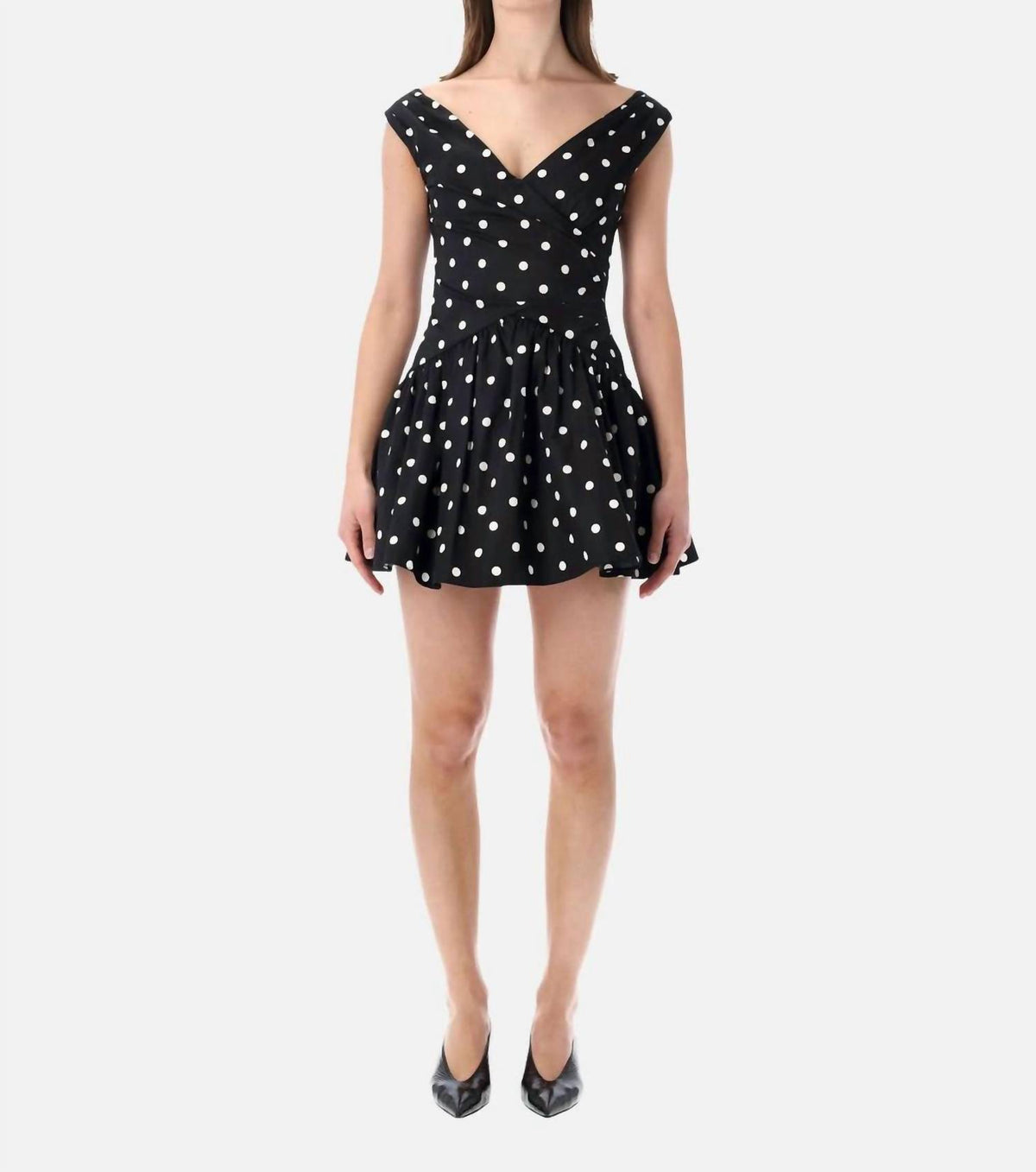 Self-Portrait - Polka Dot Mini Dress