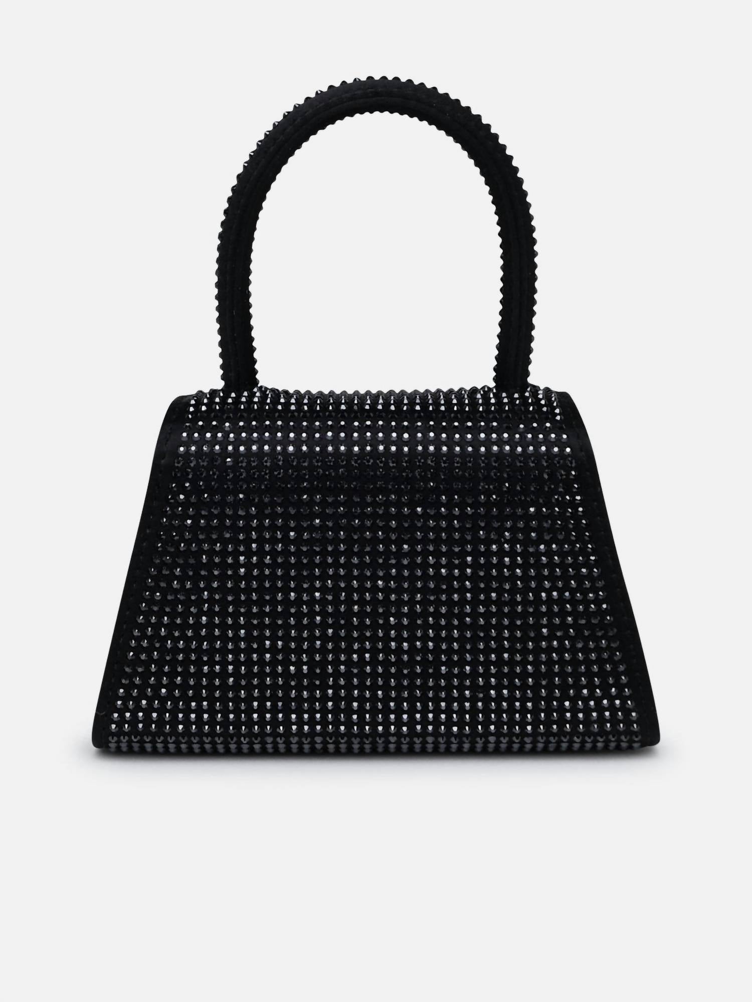 Self - Portrait - Women's Rhinestone Micro Bow Bag - bags - black - handbags