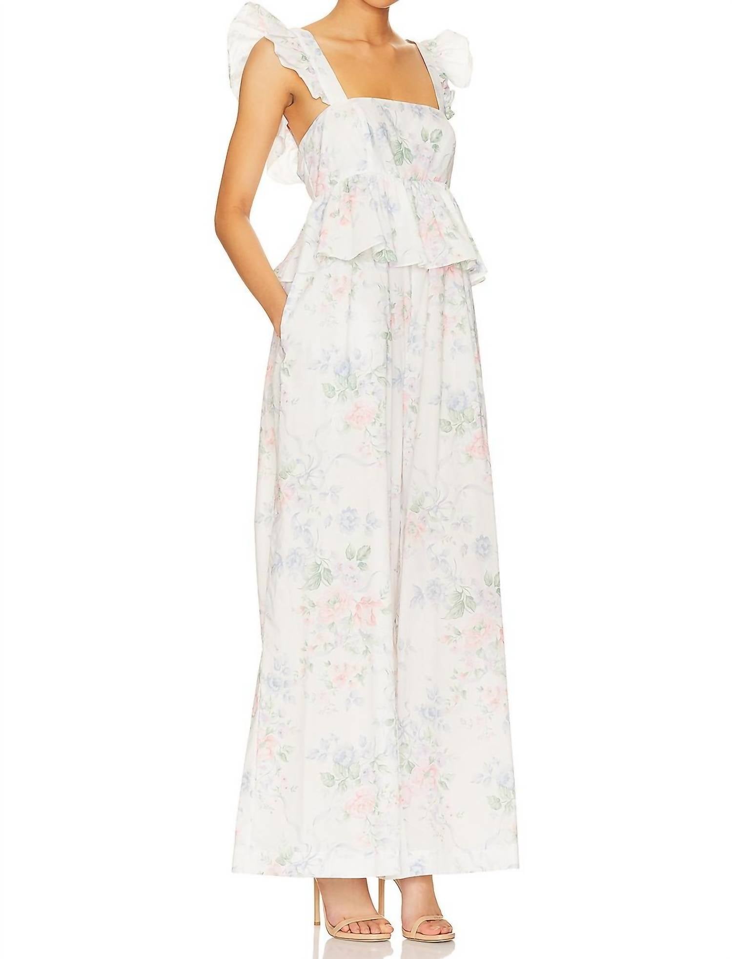 Selkie - Weekender Jumpsuit - clothing - cotton - floral