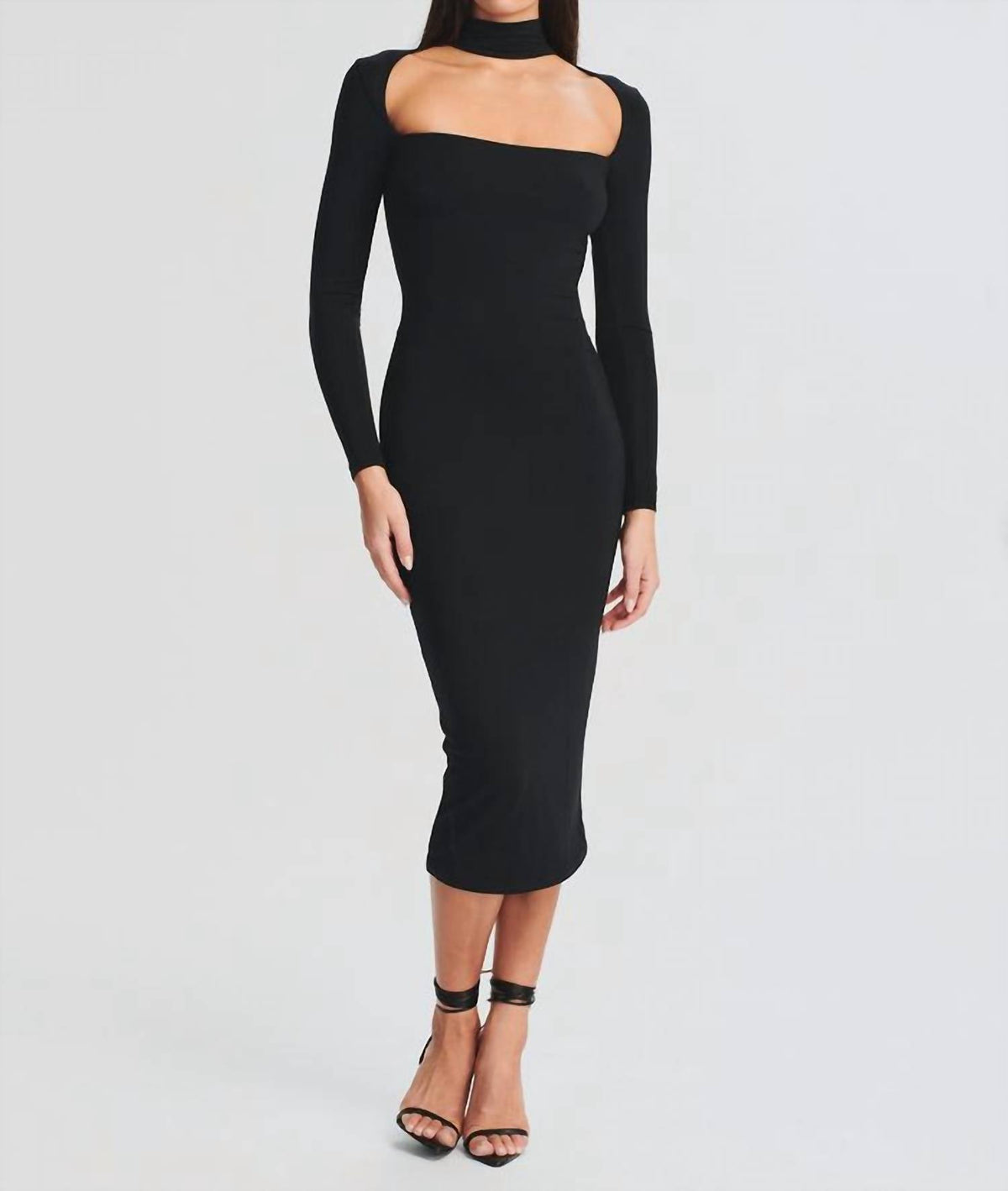 Ser.O.Ya - Dani Cut Out Back Midi Dress