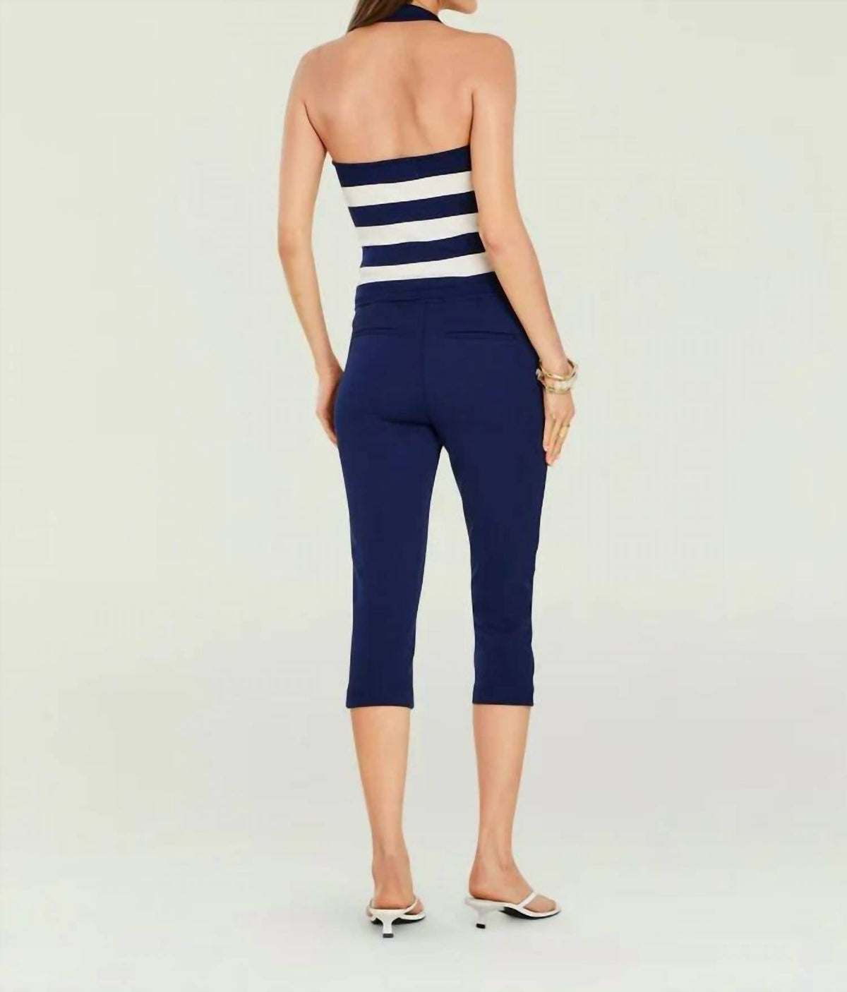 Ser.O.Ya - Danie Scoop Neck Stripe Tank Top