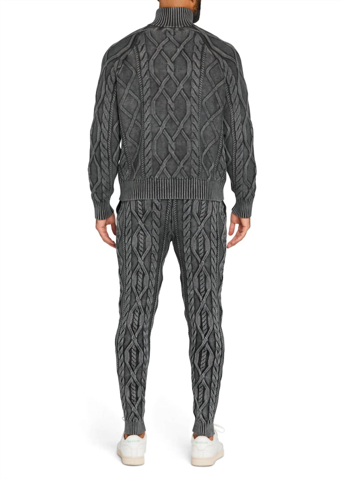 Ser.O.Ya - Elijah Cable Knit Jogger Pants