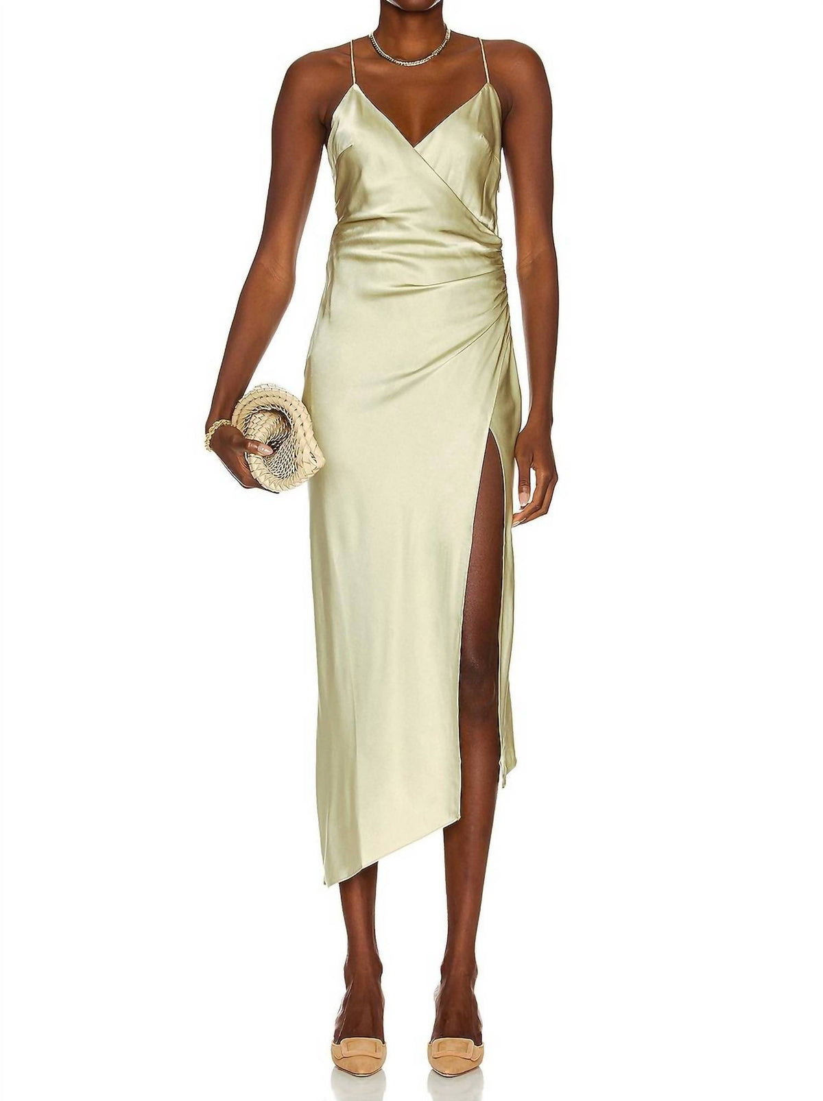 Ser.O.Ya - Emma Midi Silk Dress