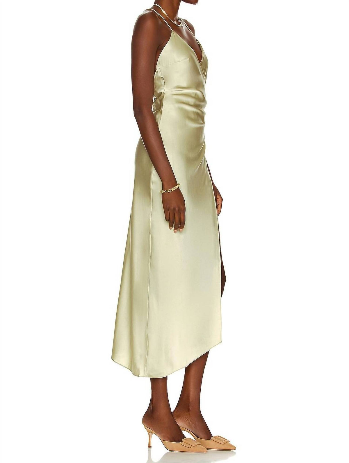 Ser.O.Ya - Emma Midi Silk Dress