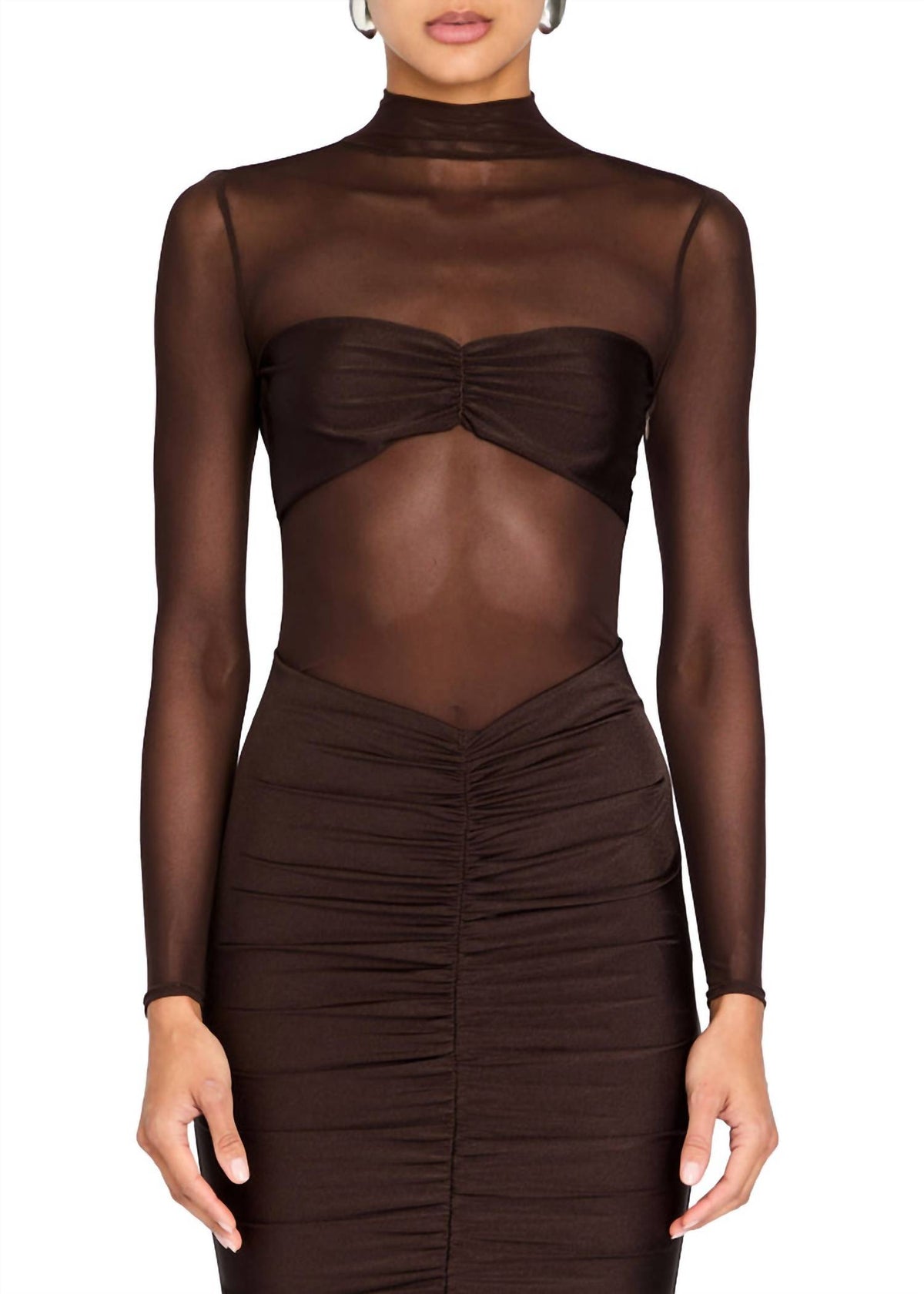 Ser.O.Ya - Levina Mesh Midi Dress