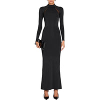 Ser.O.Ya - Women's Krystal Mesh Panel Maxi Dress