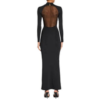 Ser.O.Ya - Women's Krystal Mesh Panel Maxi Dress