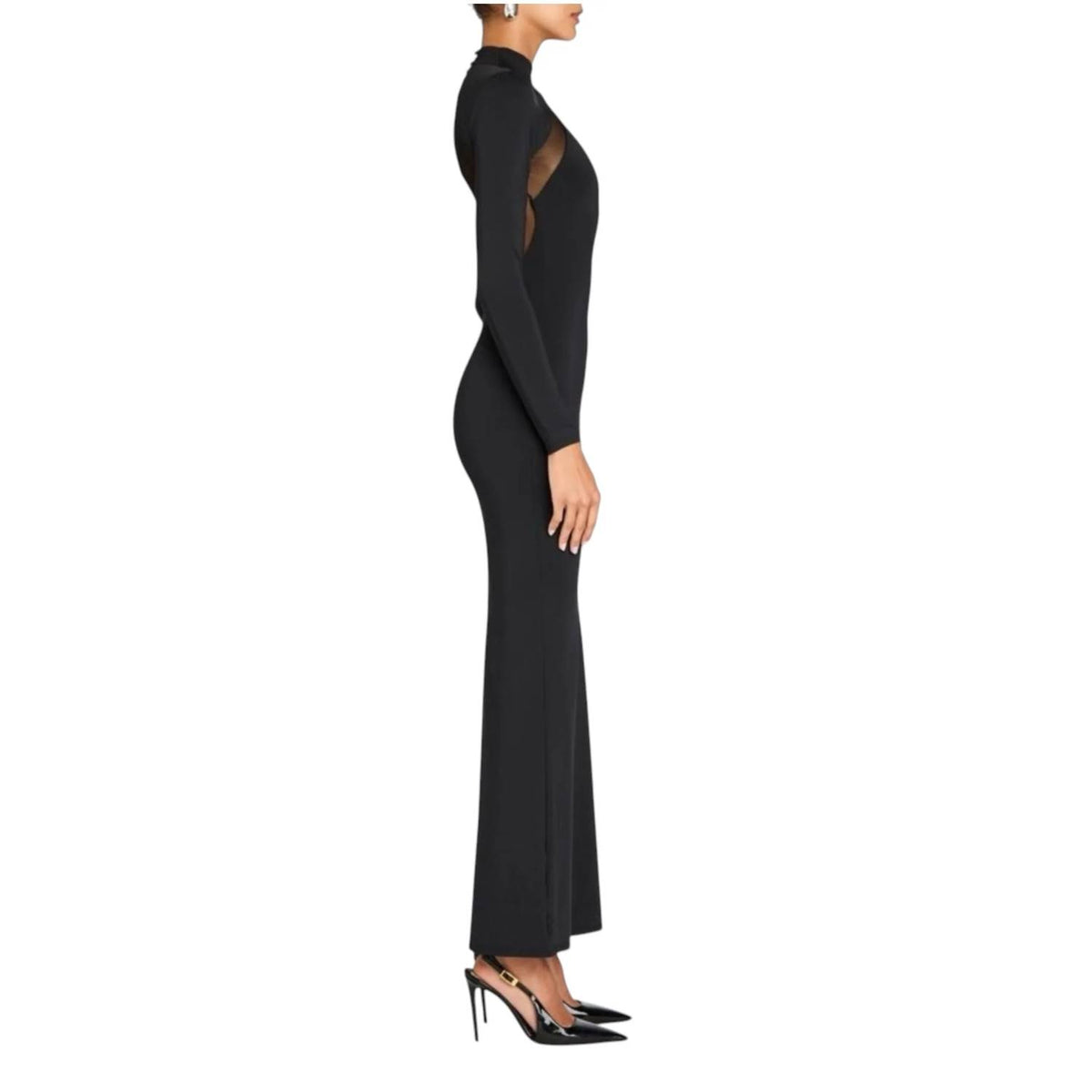 Ser.O.Ya - Women's Krystal Mesh Panel Maxi Dress
