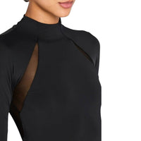 Ser.O.Ya - Women's Krystal Mesh Panel Maxi Dress