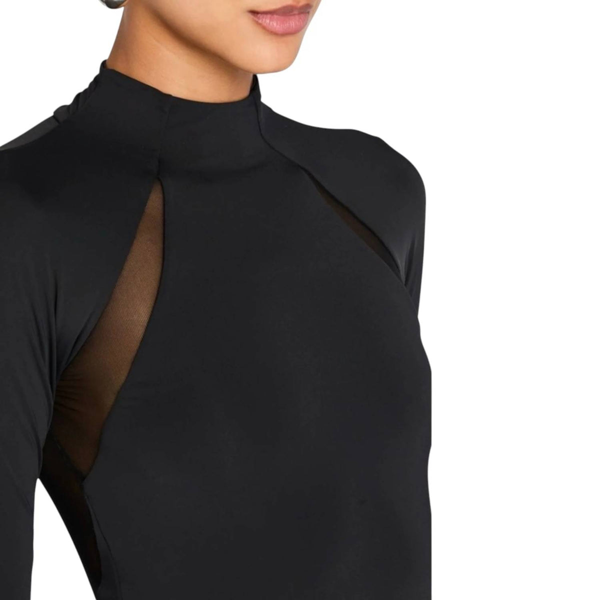 Ser.O.Ya - Women's Krystal Mesh Panel Maxi Dress
