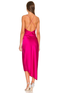 Ser.O.Ya - Emma Silk Midi Dress - clothing - dresses - midi