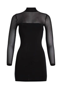 Ser.O.Ya - Keegan Bodycon Mini Dress - black - clothing - dresses