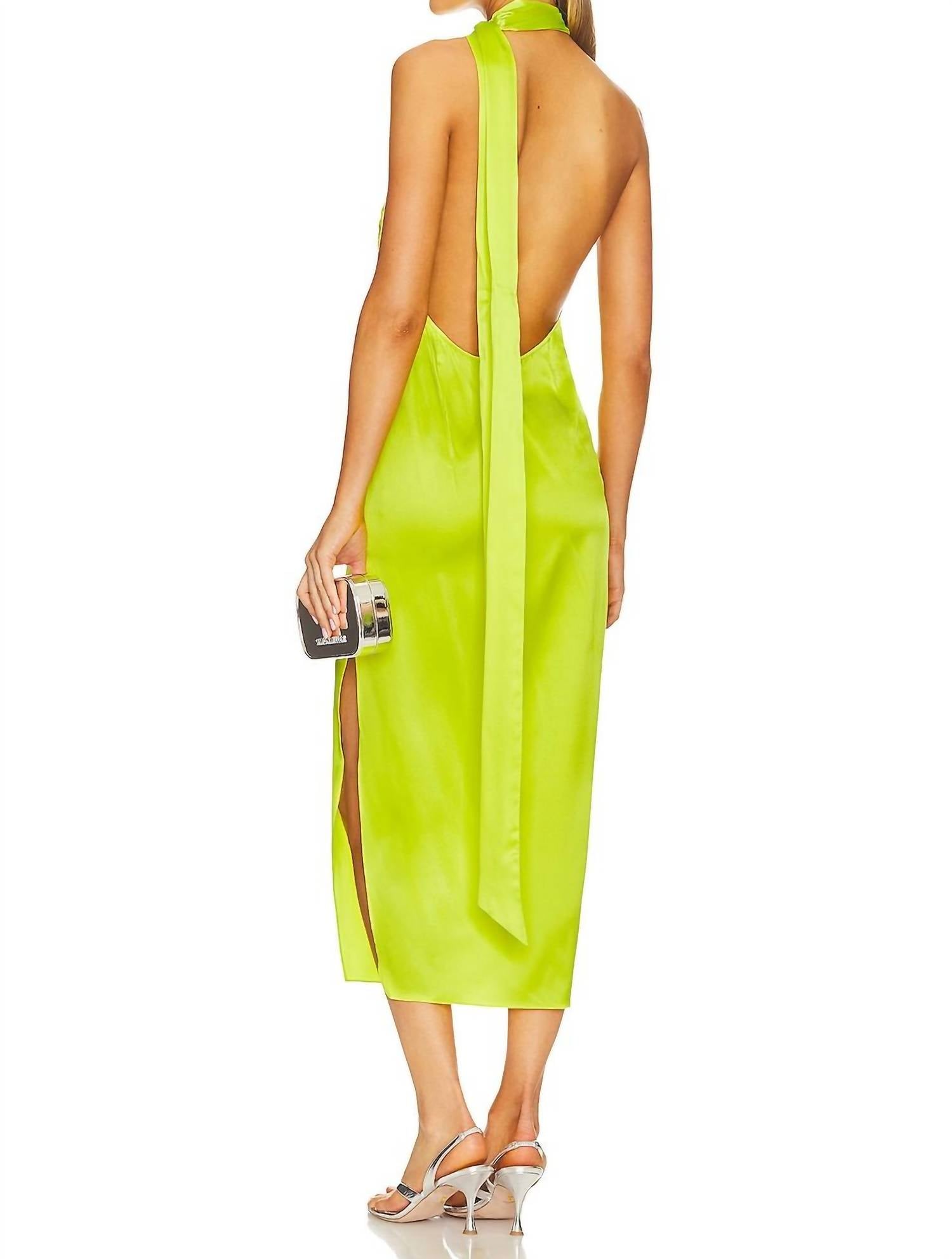 Ser.O.Ya - Marissa Silk Dress - clothing - dresses - green