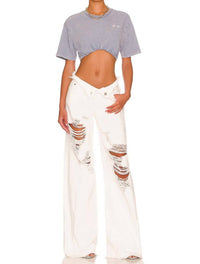 Ser.O.Ya - Ollie Wide Leg Jeans - clothing - cotton - flare